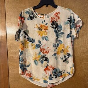 Maurices Multicolor Floral Blouse, NEW!!!
